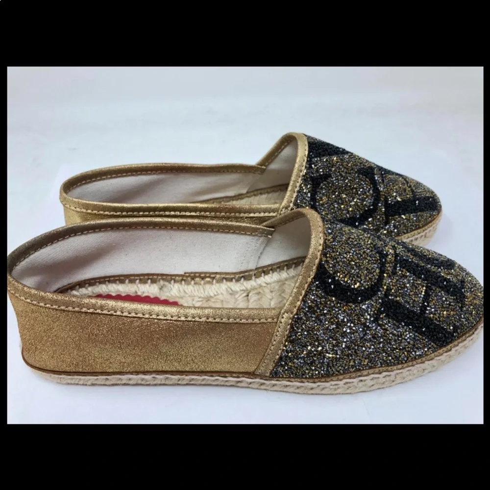 40EU/ 10US Carolina Herrera Fabric Espadrilles‎ Shoes … - Picture 3 of 12